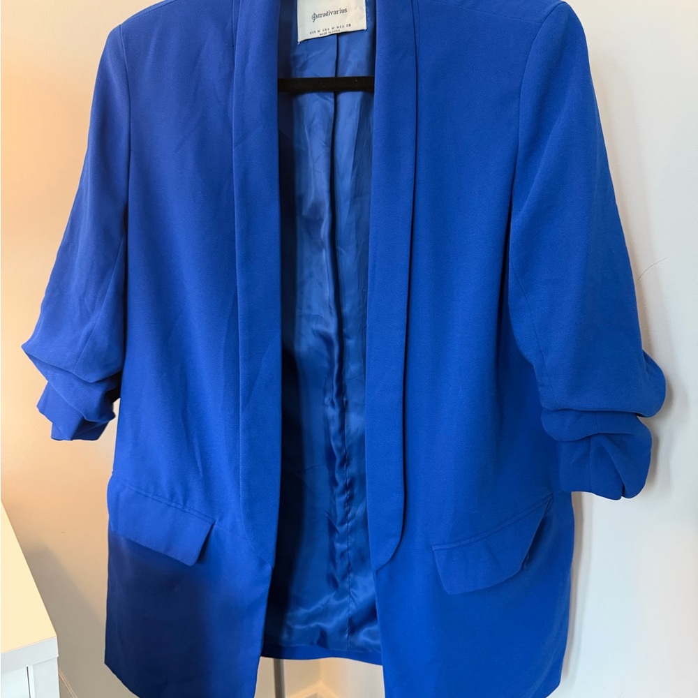 Stradivarius Royal Blue Women's Blazer